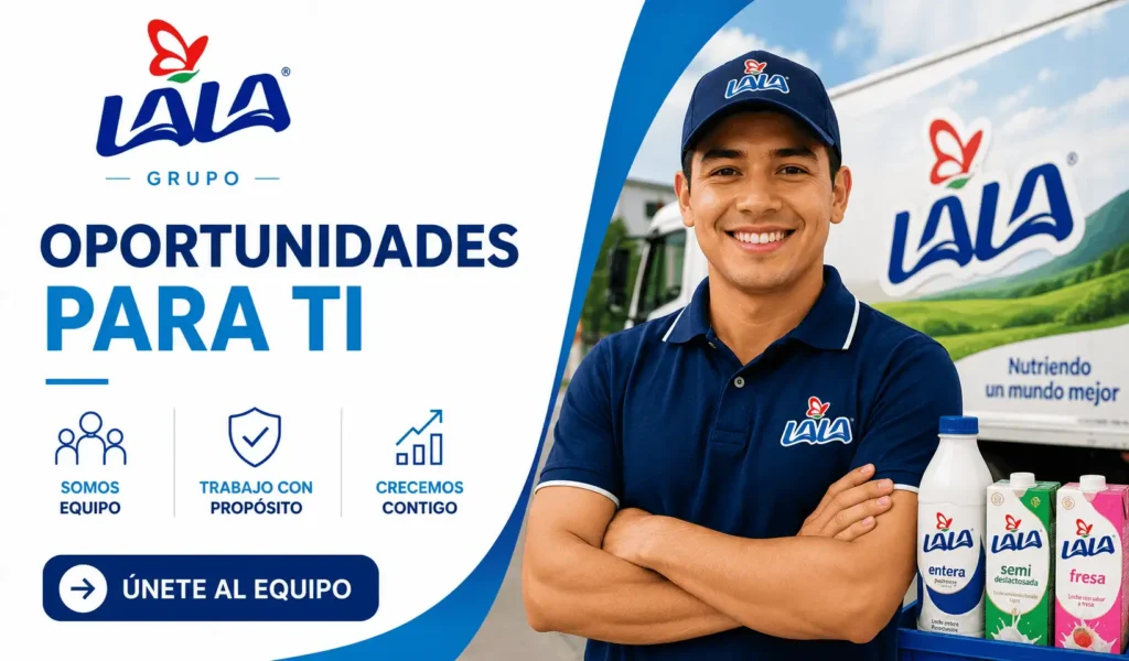 Convocatoria de empleos Grupo Lala