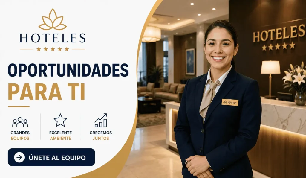 Convocatoria de empleos en Hoteles