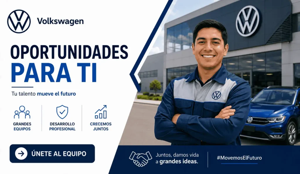 Convocatoria de empleos Volkswagen